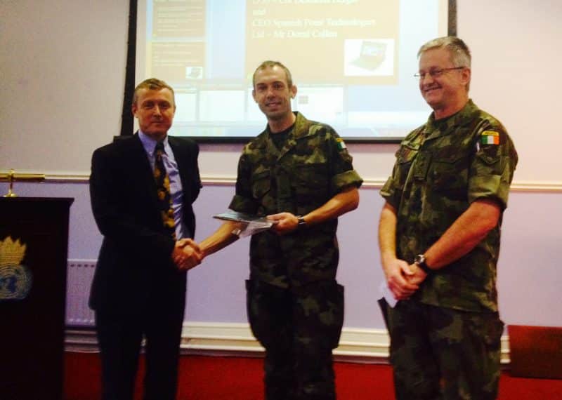 Spanish Point present awards to Defence Forces for IKON project