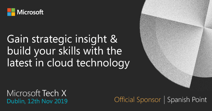 Spanish Point Technologies Sponsor TechX 2019