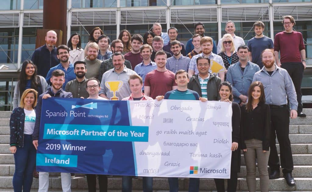 Microsoft Country Partner Of The Year 2019 Team