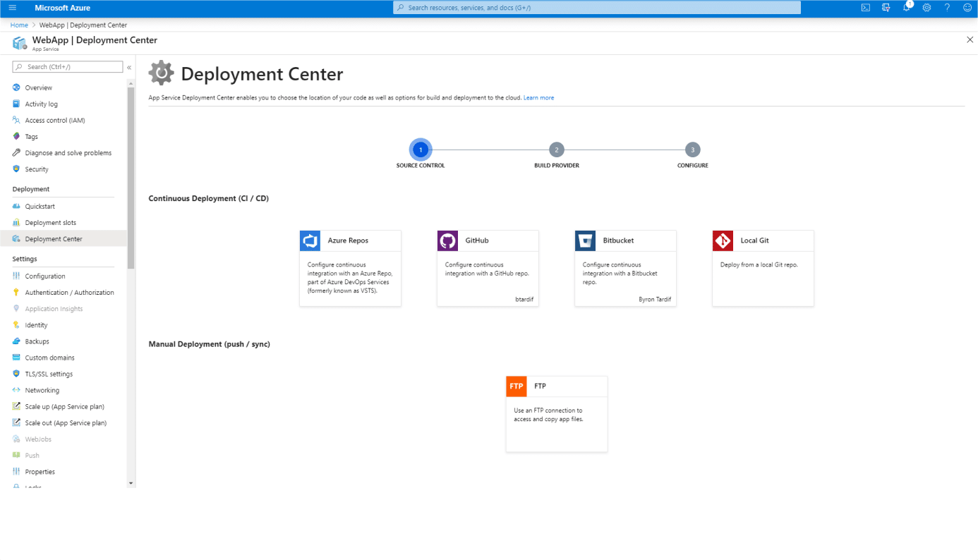 Azure App Development