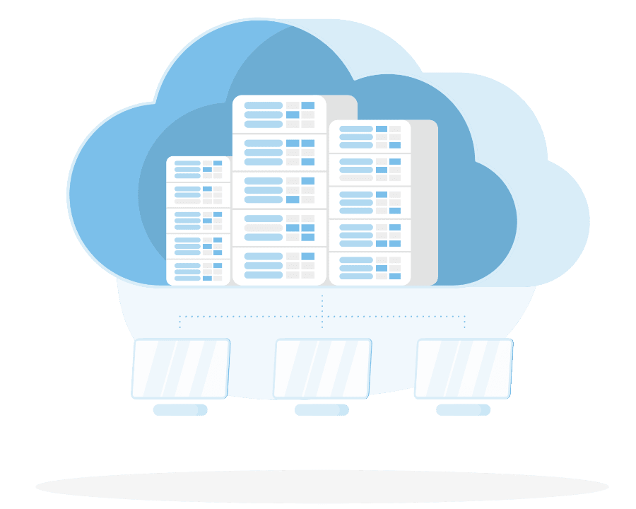 Illustration Cloudhosting