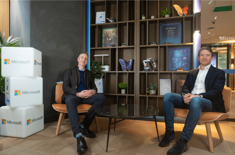 Spanish Point Expands UK Footprint Through Strengthened Microsoft Partnership. Pictured: Nick Hedderman and John Corley - 21 January 2026 - London, UK